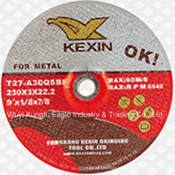 Resin Grinding Wheel/Grinding Disc for Metal 9" 230X3X22.2mm
